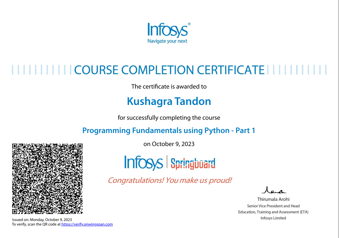 Python Certification